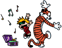 Calvin & Hobbes redraw by @rubentattoos
