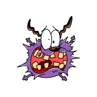 a cartoon monster with a mouth full of teeth